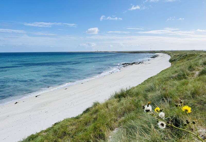 Image for the Tweet beginning: Scuthvie Bay, the most easterly