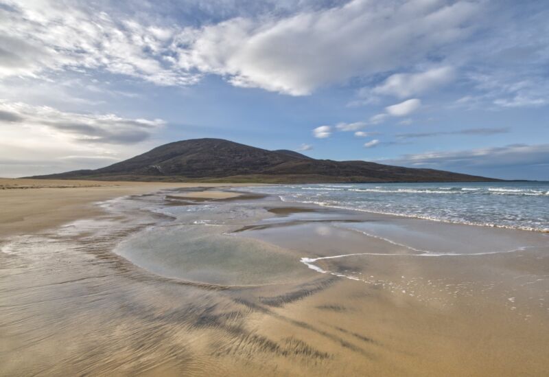 Image for the Tweet beginning: Ebb tide, Scarista beach -
